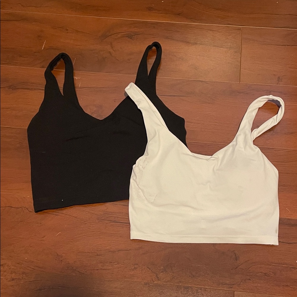 Aerie Black and White Women's Tops